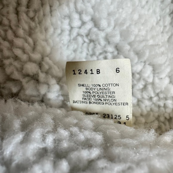 Levis 90s Sherpa Trucker Jacket Vintage Lined Blue Denim Medium Wash Mens Small - Picture 5 of 8